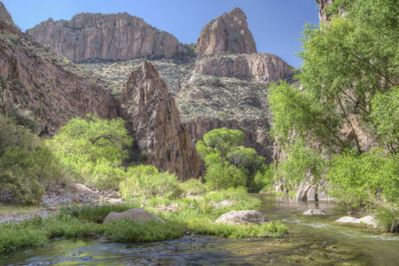 Trekking Through the Aravaipa Canyon